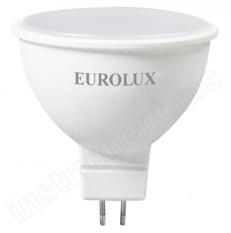 Лампа светодиодная EUROLUX LL-E-MR16-7W-230-4K-GU5.3 - фото 1
